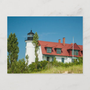 Point Betsie Lighthouse, Frankfort, Michigan Postcard