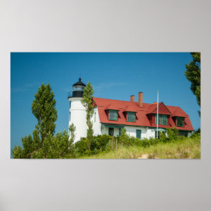 Point Betsie Lighthouse, Frankfort, Michigan Poster