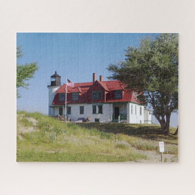 Point Betsie Lighthouse Jigsaw Puzzle (Horizontal)