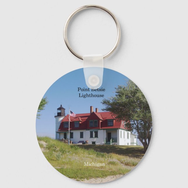 Point Betsie Lighthouse key chain (Front)