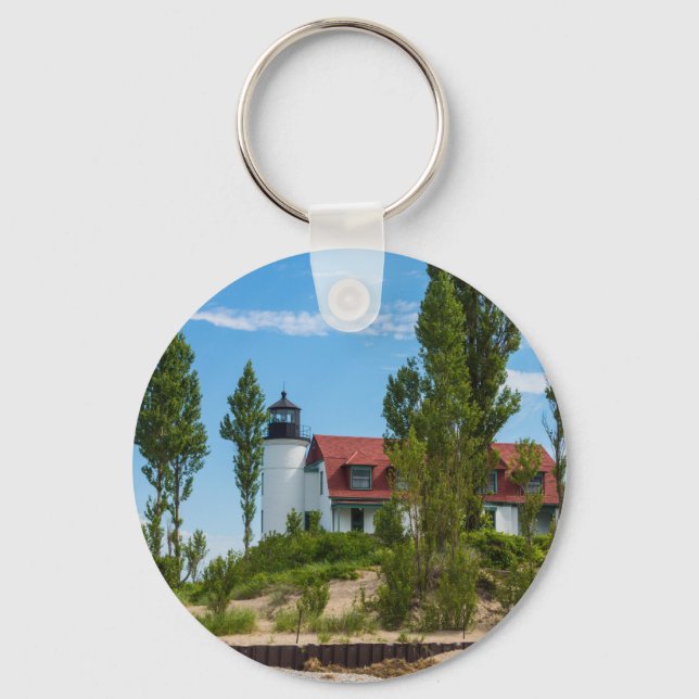 Point Betsie Lighthouse Key Ring (Front)