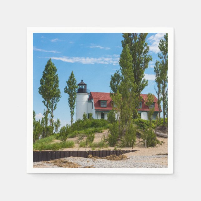 Point Betsie Lighthouse Napkin (Front)