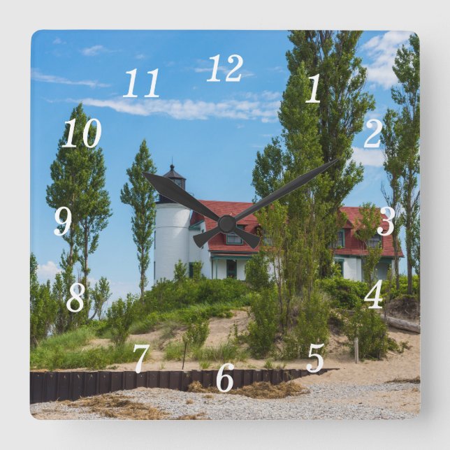 Point Betsie Lighthouse Wall Clock (Front)