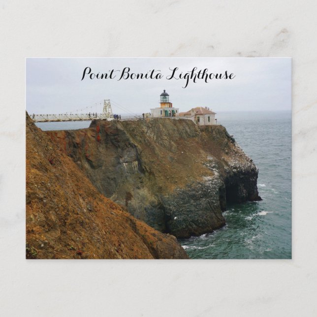 Point Bonita Lighthouse #1-2 Postcard (Front)