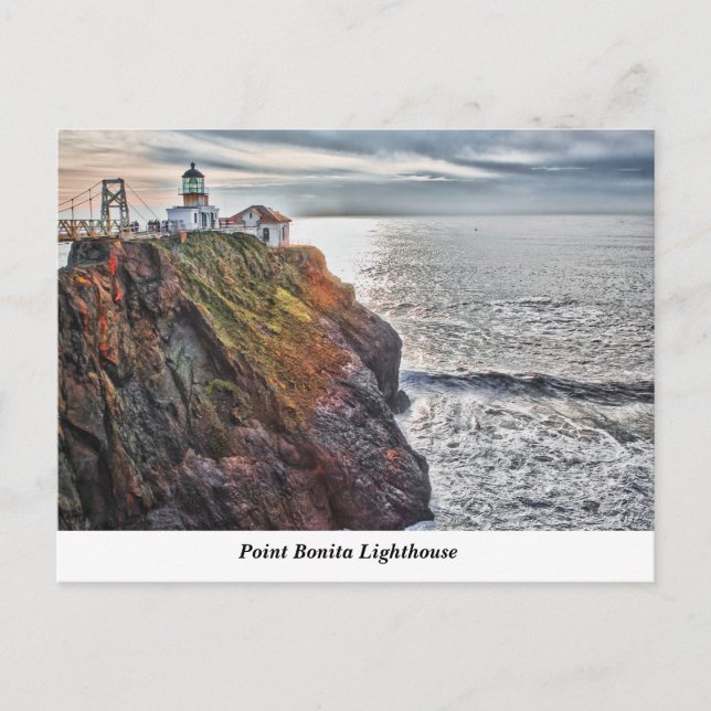 Point Bonita Lighthouse Postcard (Front)