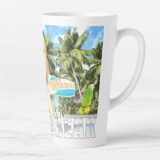 Point Break 01 Latte Mug (Right)