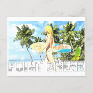 Point Break 01  Postcard