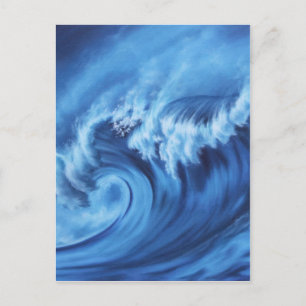 Point Break Blue Postcard