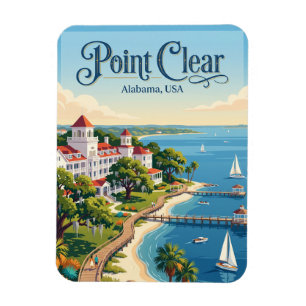 Point Clear Alabama Magnet