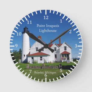 Point Iroquois Lighthouse clock
