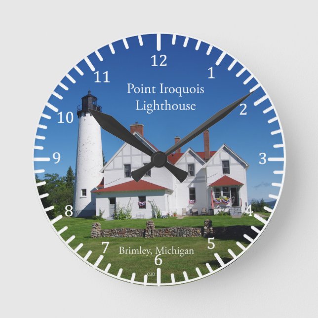 Point Iroquois Lighthouse clock (Front)