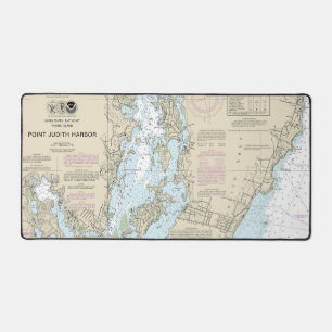 Point Judith Harbor Nautical Chart 13219 Desk Mat