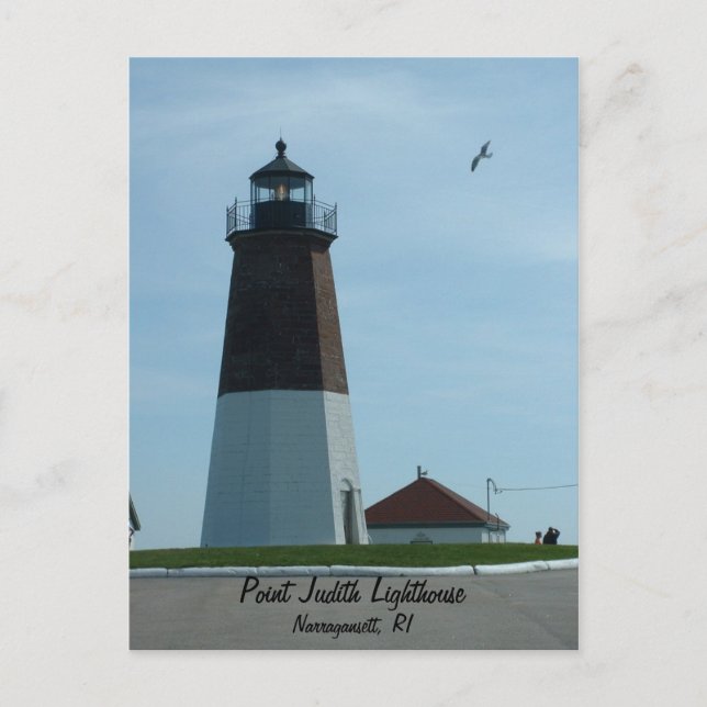 Point Judith Lighthouse Postcard (Front)
