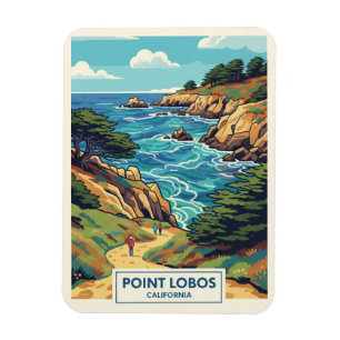 Point Lobos California Travel Magnet