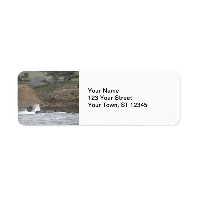 Point Lobos Return Address Label (Front)