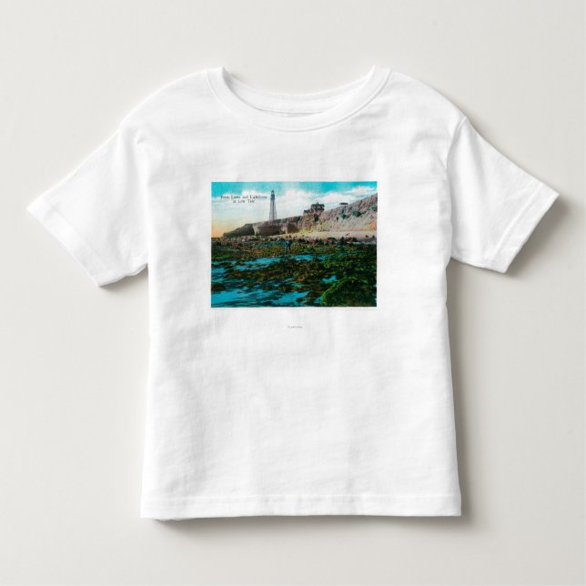 Point Loma and Lighthouse at Low Tide Toddler T-Shirt (Front)