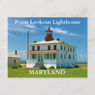 Point Lookout Lighthouse, Maryland Postcard