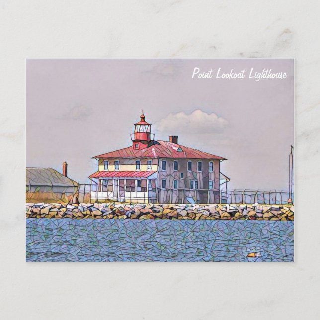 Point Lookout Lighthouse Postcard (Front)
