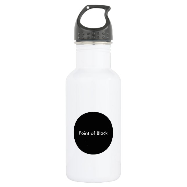 Point of Black 532 Ml Water Bottle (Front)