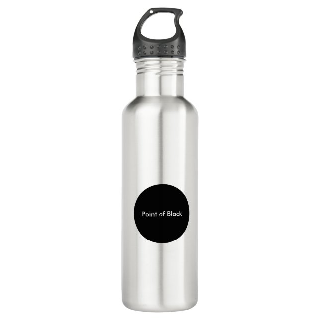 Point of Black 710 Ml Water Bottle (Front)