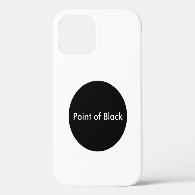Point of Black Case-Mate iPhone Case (Back)