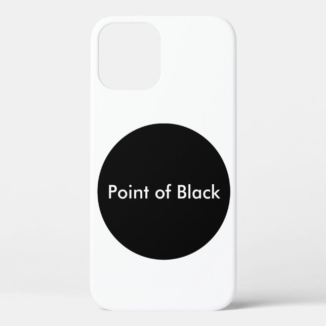 Point of Black Case-Mate iPhone Case (Back)