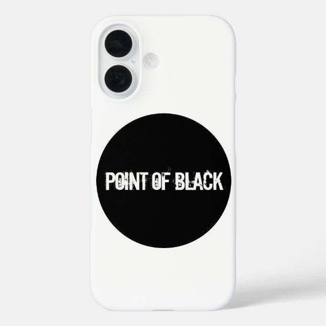Point of Black Case-Mate iPhone Case (Back)