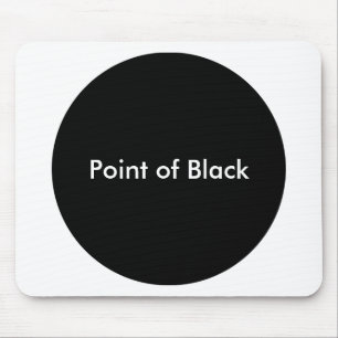 Point of Black Mouse Pad