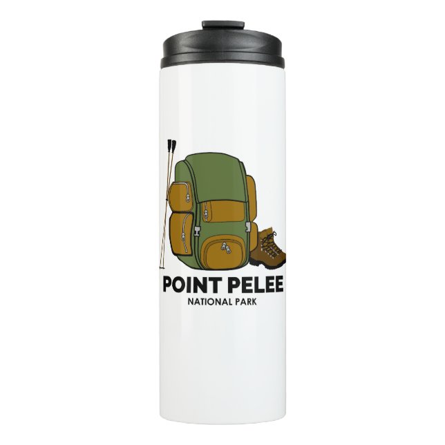 Point Pelee National Park Ontario Canada Backpack Thermal Tumbler (Front)