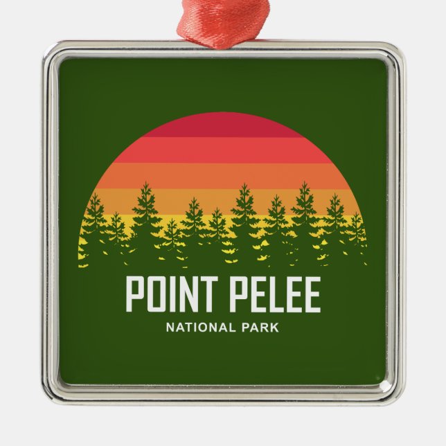 Point Pelee National Park Ontario Canada Metal Ornament (Front)