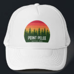 Point Pelee National Park Ontario Canada Trucker Hat<br><div class="desc">At the southernmost point of the Canadian mainland - Point Pelee National Park,  experience nature like never before. Whether you cycle,  paddle,  or hike Canada’s second smallest and most ecologically diverse national park,  you’ll be immersed in an unforgettable eco-adventure.</div>