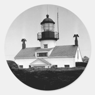 Point Pinos Lighthouse Classic Round Sticker