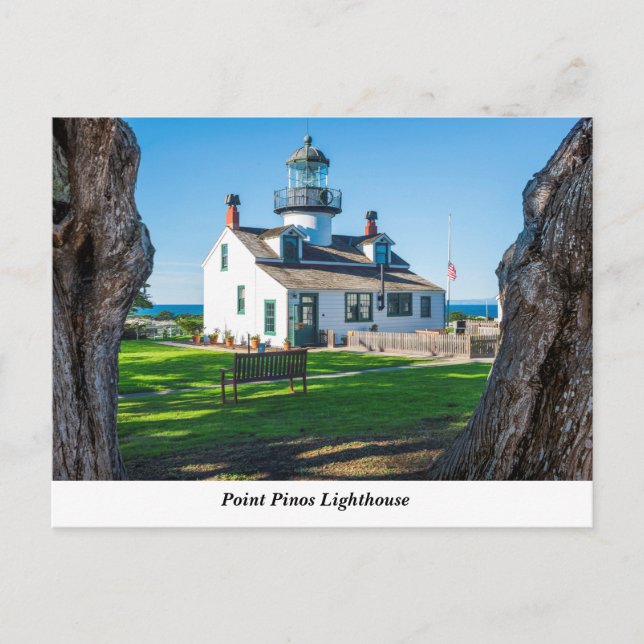 Point Pinos Lighthouse Postcard (Front)