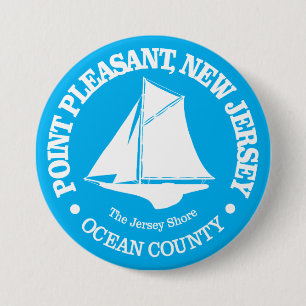 Point Pleasant NJ (sloop) 7.5 Cm Round Badge
