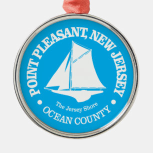 Point Pleasant NJ (sloop) Metal Ornament