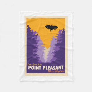 Point Pleasant Tourism Postcard Classic Fleece Blanket