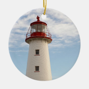 Point Prim Lighthouse Ceramic Ornament