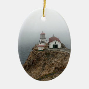 Point Reyes - Light House Ceramic Tree Decoration
