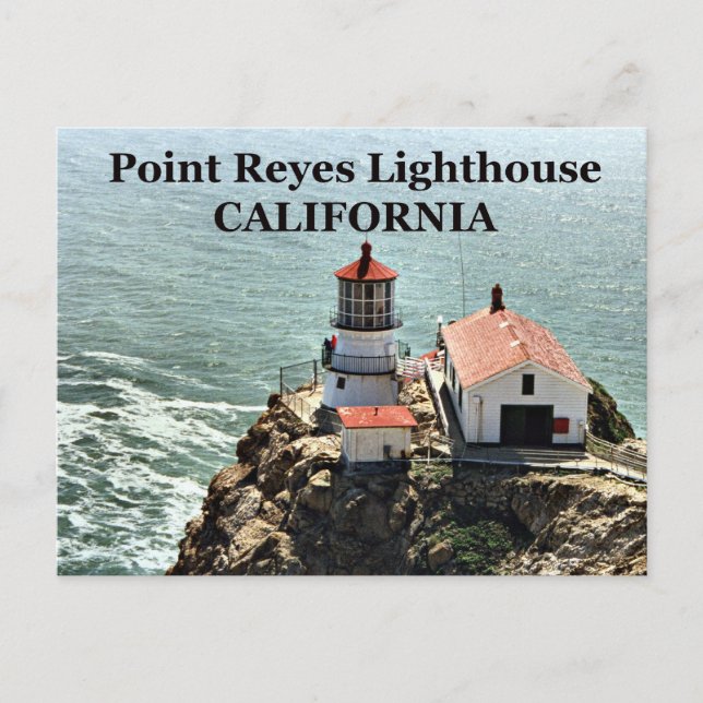 Point Reyes Lighthouse, California Postcard (Front)