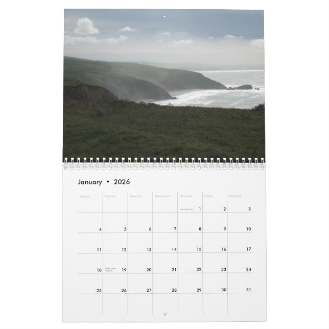 Point Reyes National Seashore 2010 Calendar (Jan 2026)