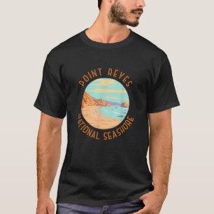 Point Reyes National Seashore Distressed Circle Vi T-Shirt