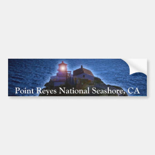 Point Reyes National Seashore Lighthouse CA Bumper Sticker
