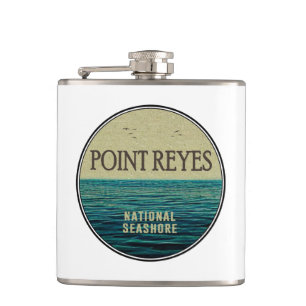Point Reyes National Seashore Ocean Birds Hip Flask
