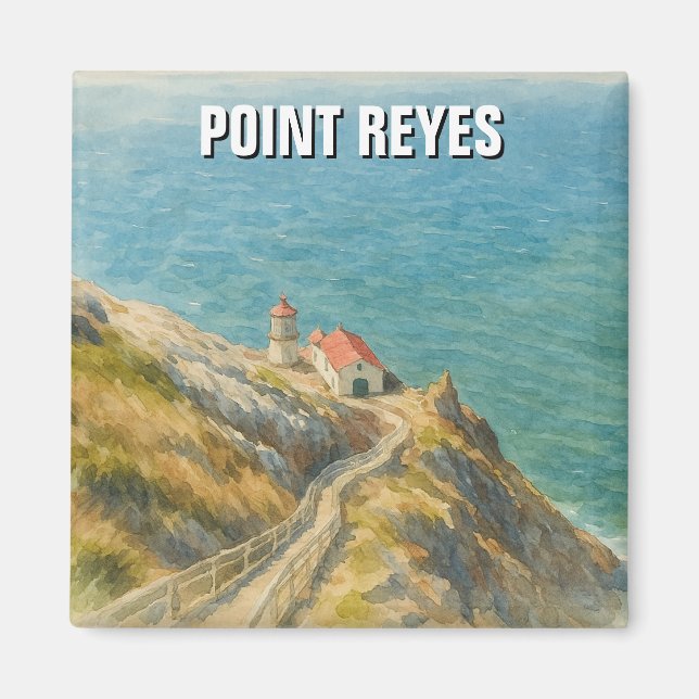 Point Reyes National Seashore Travel Magnet (Front)