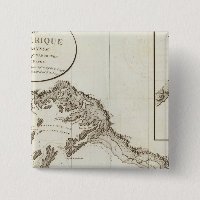 Point Riou to Point Possession Alaska 15 Cm Square Badge (Front)