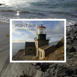 Point Sur Lighthouse State Historic Park, CA Postcard