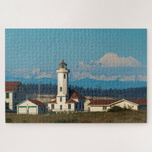 Point Wilson Light - Port Townsend, Washington Jigsaw Puzzle