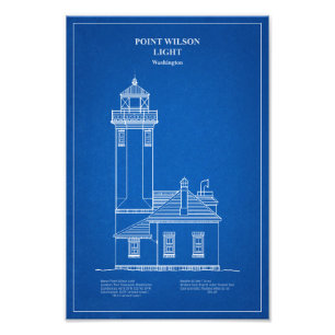 Point Wilson Lighthouse - Washington – AD Photo Print