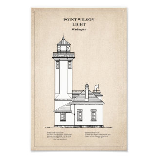 Point Wilson Lighthouse - Washington - SBD Photo Print