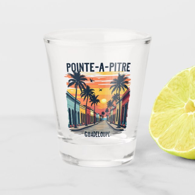 Pointe-à-Pitre Shot Glass (Front)